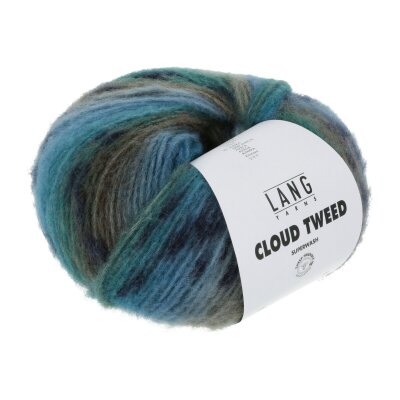 CLOUD TWEED - BLAU/BRAUN von Lang Yarns